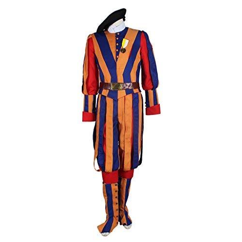 1791's lady Men's Carnival Switzerland Soldiers Swiss Guard Uniform ...