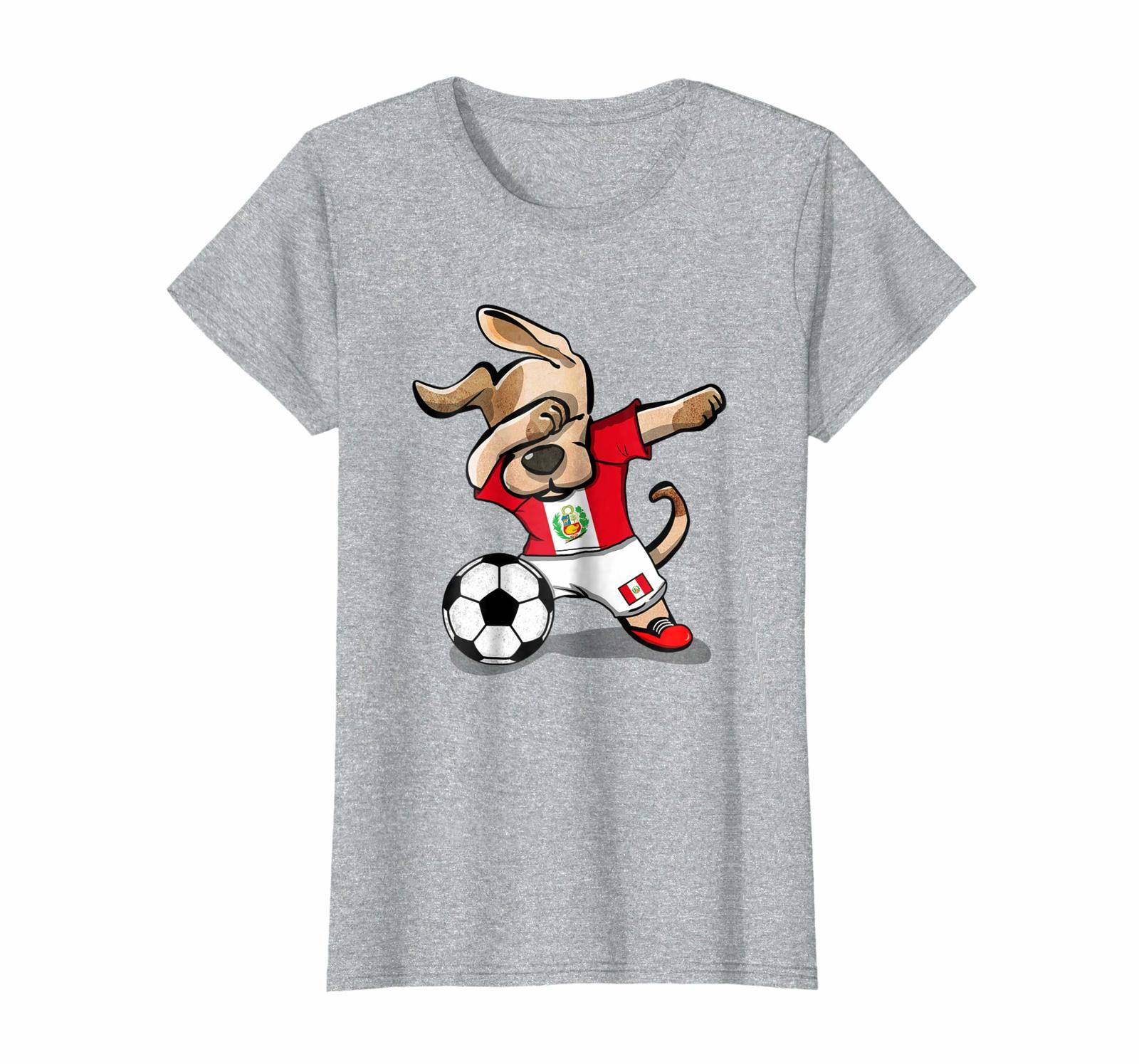 Dog Fashion - Dog Dabbing Soccer Peru Jersey Shirt Peruvian Football 2018 Wowen