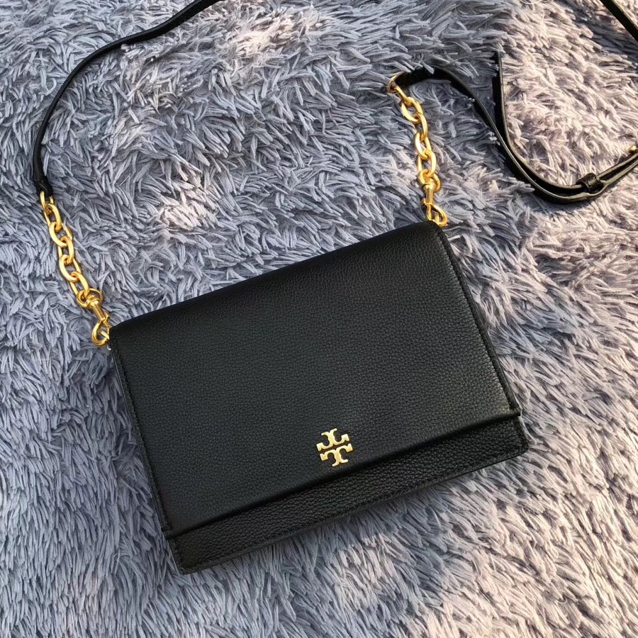 tory burch georgia leather flap shoulder bag