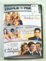 New Triple Feature DVD, The Perfect Man, Head Over Heels, In Good Company - $3.87