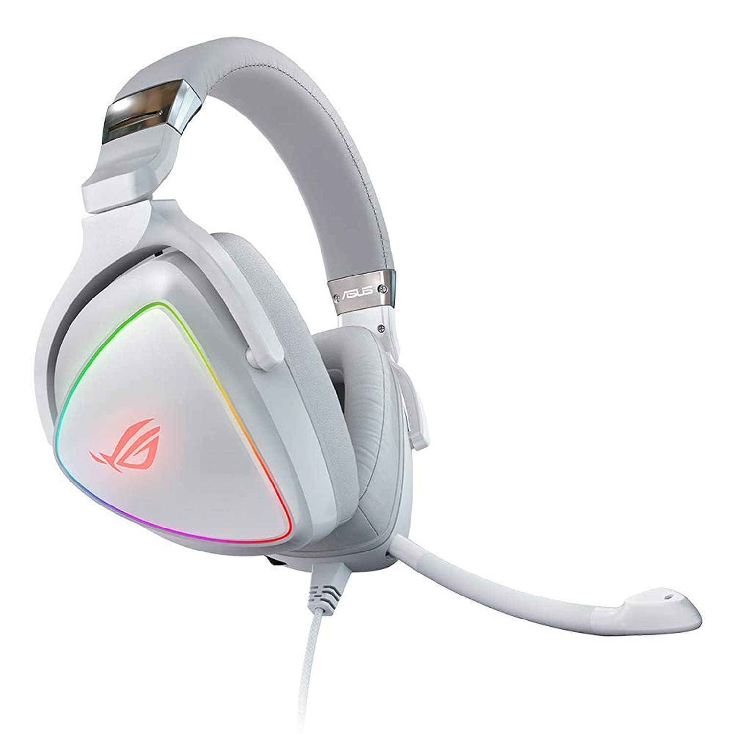ASUS RGB Gaming Headset ROG Delta | Hi-Res ESS Quad-DAC, Circular RBG Lighting E