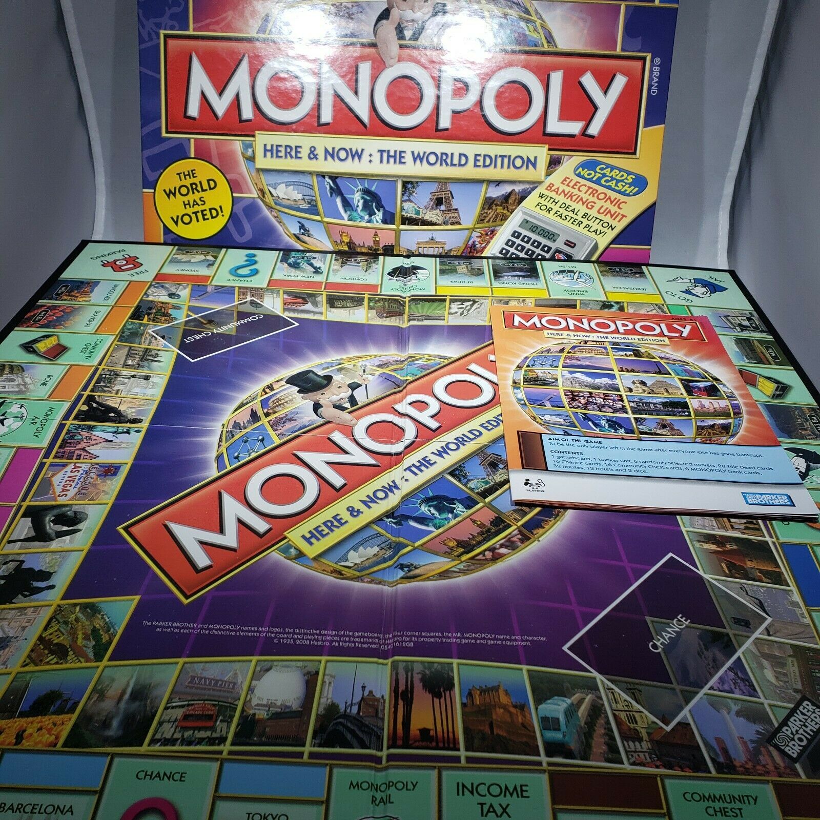 Monopoly Electronic Banking Foreign Edition 2008 Game Replacement Pieces U Pick 