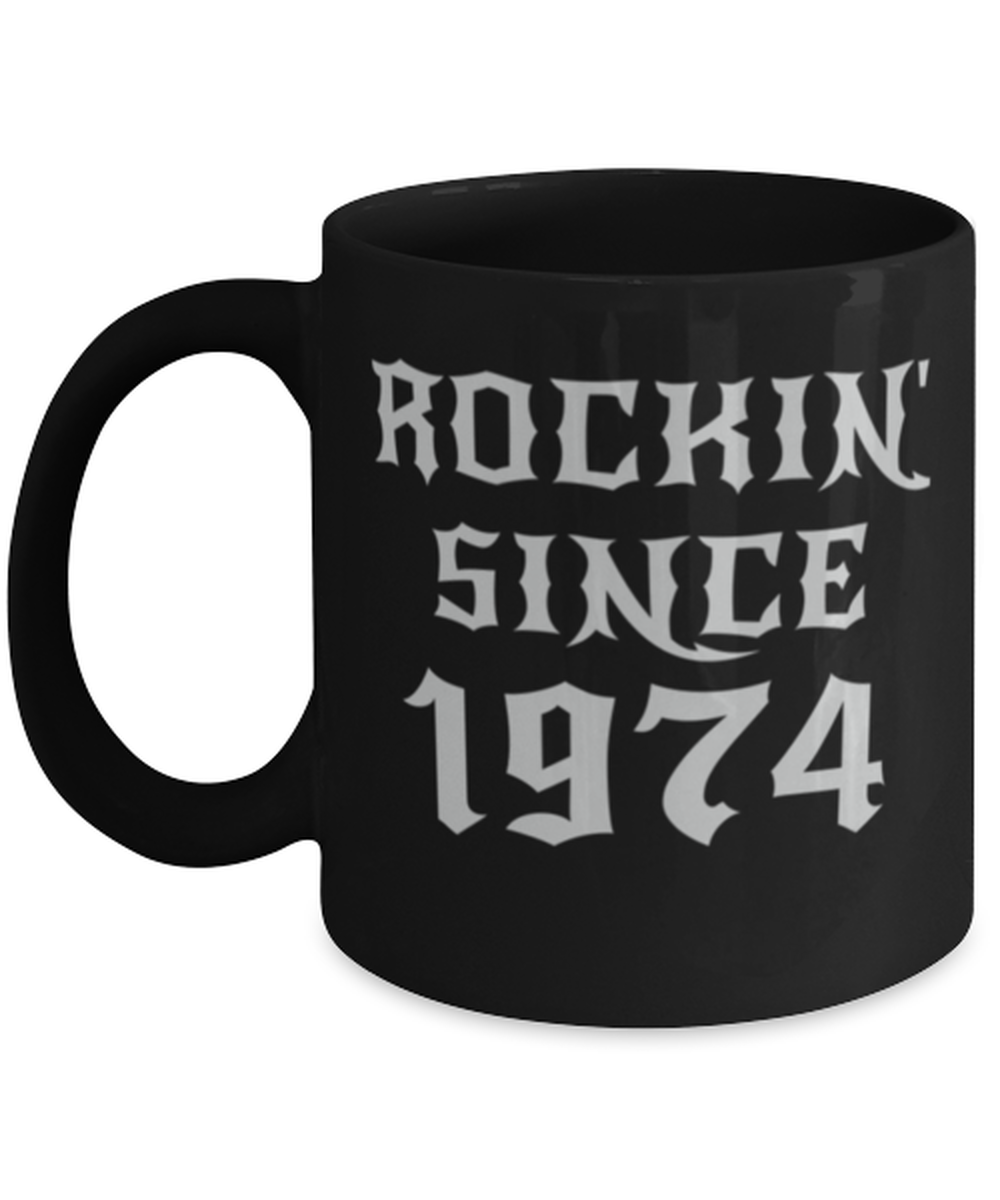 Primary image for 46 Year Old Classic Rock Mug 1974 46th Birthday Gifts Mug for Men or Women 