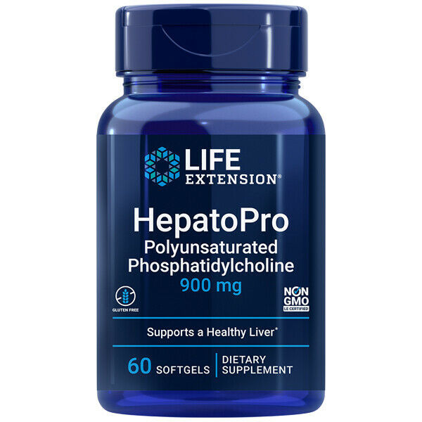 HepatoPro PPC Polyunsaturated Phosphatidylcholine 900mg 60gels Life Extension