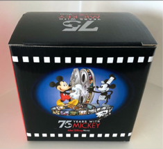 Walt Disney World 75 Years with Mickey Mouse Mug in Box NEW image 4