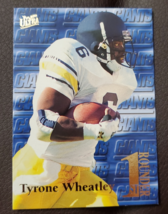 Tyrone Wheatley 95 Fleer Ultra NY Giants Football Trading Card #20 of 20 - $43.00