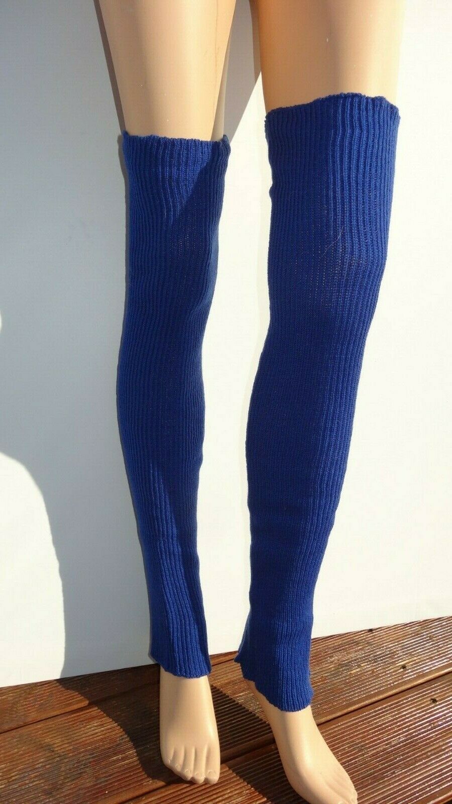 Handmade long cashmere merino wool blended leg warmers 28 in - Leg Warmers