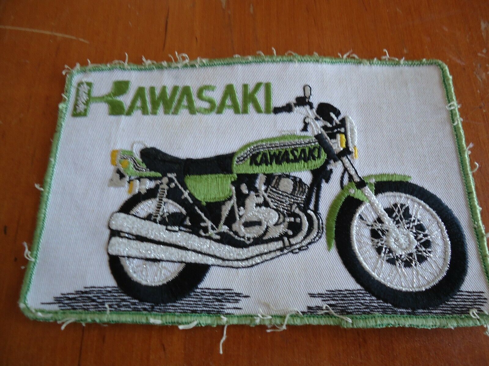 Kawasaki Motorcycle Patch Vintage Kawasaki Motorcycle Patch