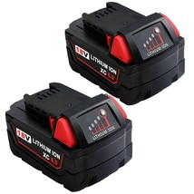 2Packs 6000Mah High Output M-18 Battery Compatible With Milwaukee 18V  - $105.99