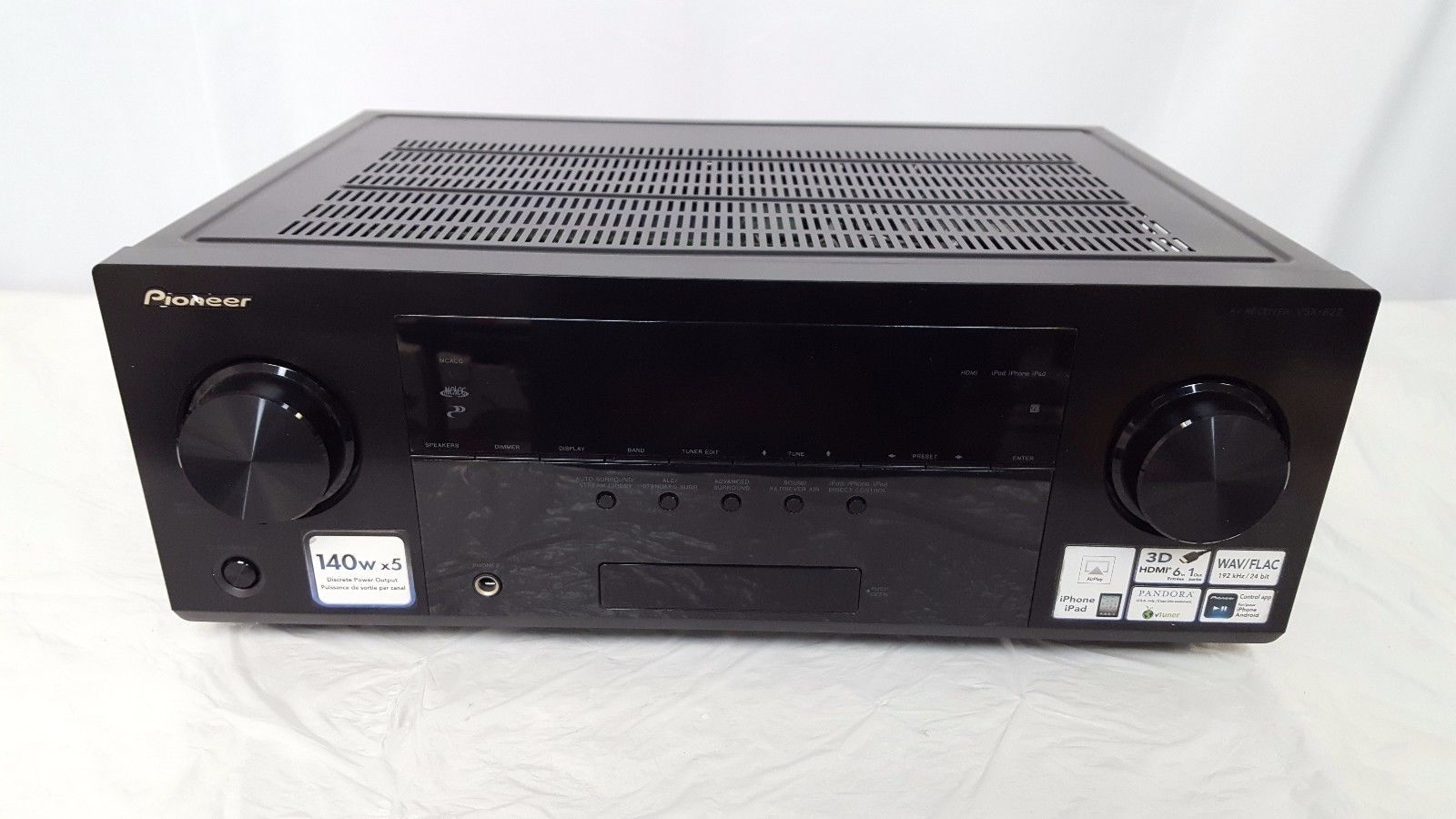Pioneer VSX-822-K 5.1-Channel Network Ready A/V Receiver (Display ...