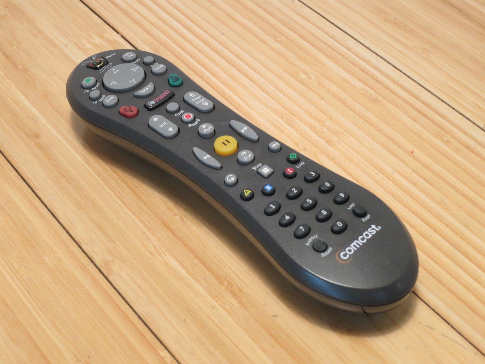 comcast remote buttons