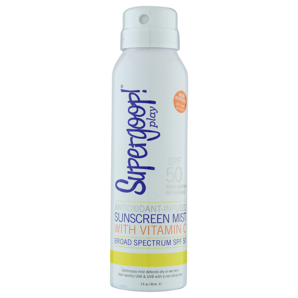 Supergoop AntioxidantInfused Sunscreen Mist with Vitamin C SPF 50 3 fl
