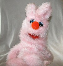 Large Big Stuffed Plush Pink Bunny Rabbit Full body Hand Puppet Long Arm... - $44.54