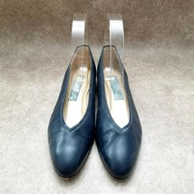 Naturalizer Womens  3635N95 Sz 6.5 M Blue  Leather Slip On Low Heels Loafer - $26.99