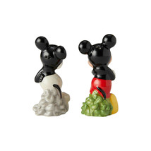Disney  Mickey Mouse Salt & Pepper Shakers 90th Anniversary Collectible Ceramic image 2