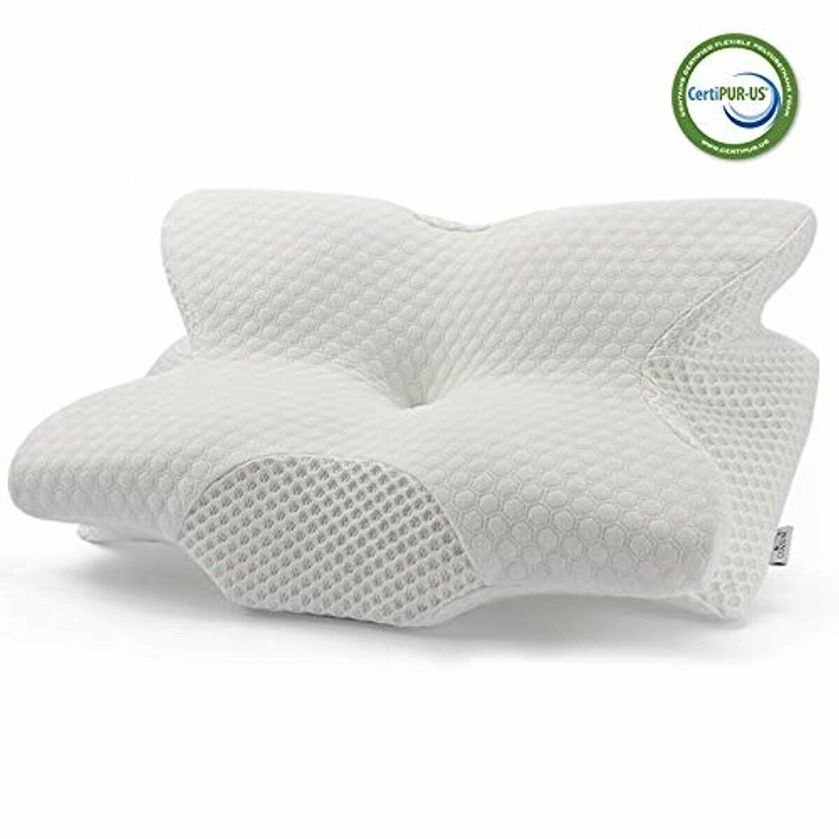 Coisum Back Sleeper Cervical Pillow Memory Foam Pillow for Neck and