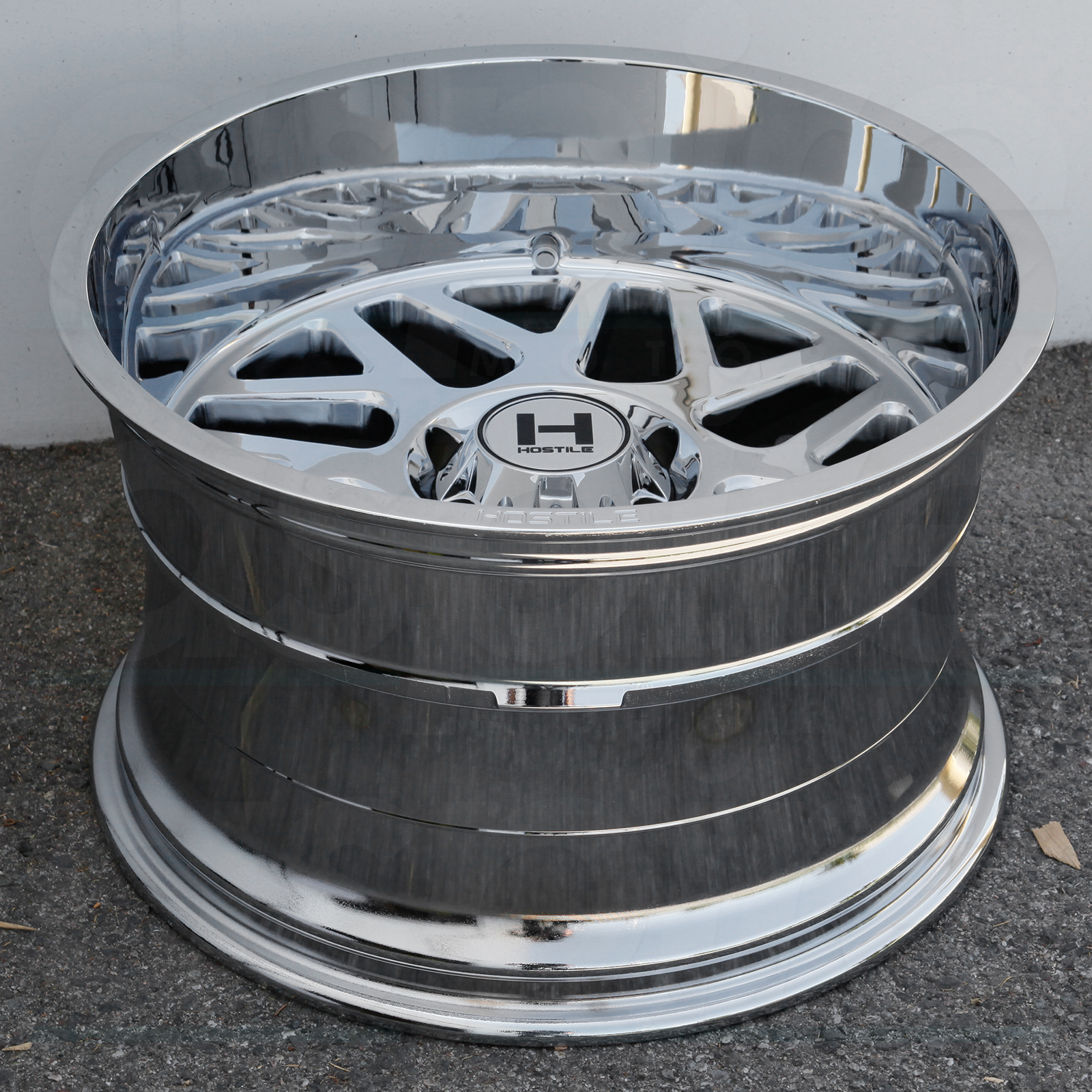 22x12 Hostile H108 Sprocket 8x170 44 Chrome Wheels Rims Set(4) Wheels