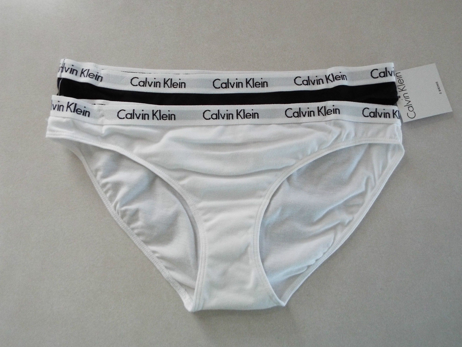 Image of Calvin Klein  Pair Women's Bikini Knickers Panties Underwear M New