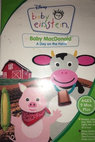Disney Baby Einstein-Baby MacDonald-A Day on the Farm-DVD-TESTED-RARE
