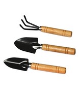 George Jimmy Practical Wood Handle Metal Garden Weeder Bow Rake Shovels-... - $33.97