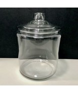 Large Clear Glass Lidded Display Container Store Dry Goods Coffee Beans Treats - $29.95