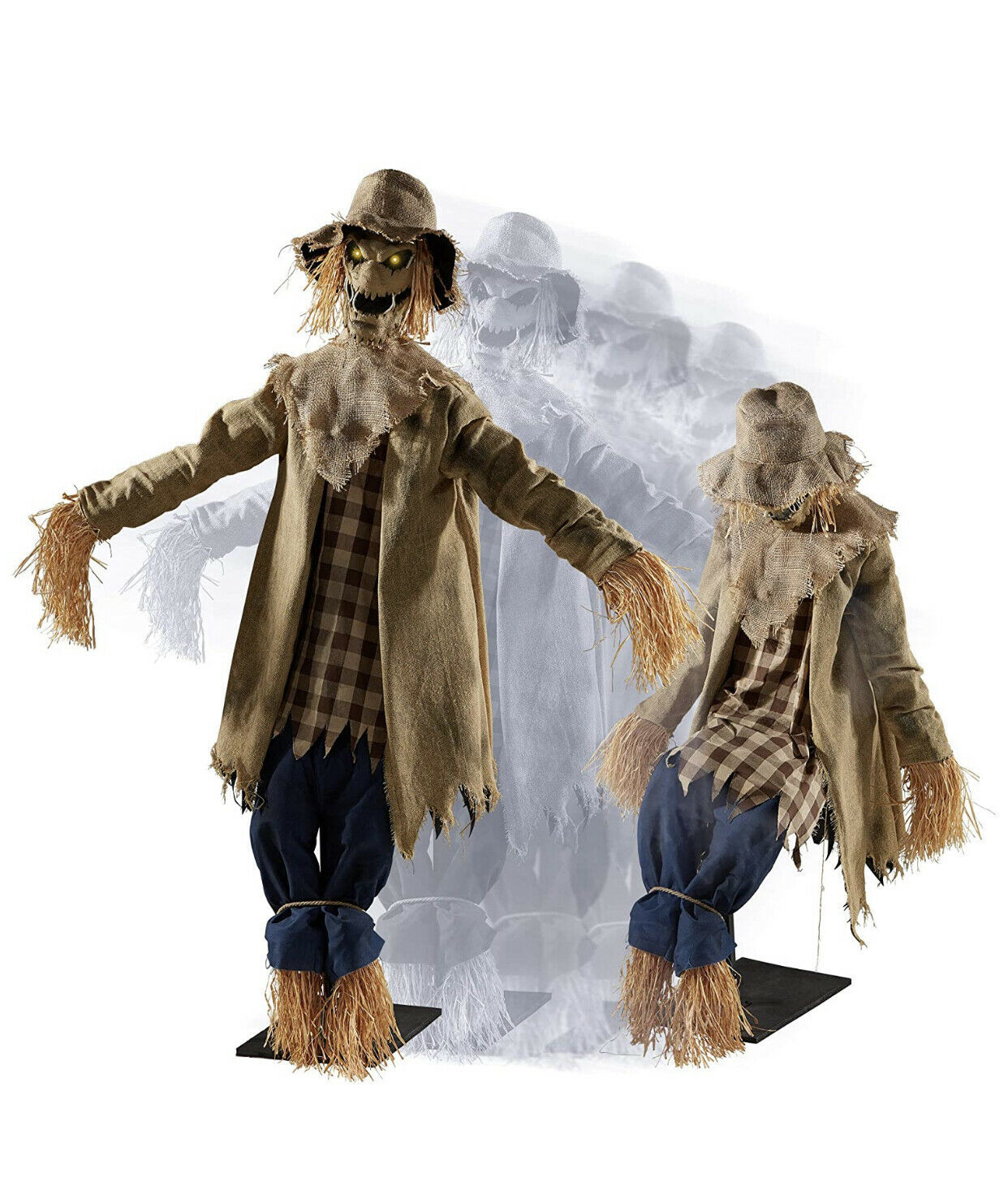 Halloween prop decoration Animatronic Jack Straw animated scarecrow 5.8
