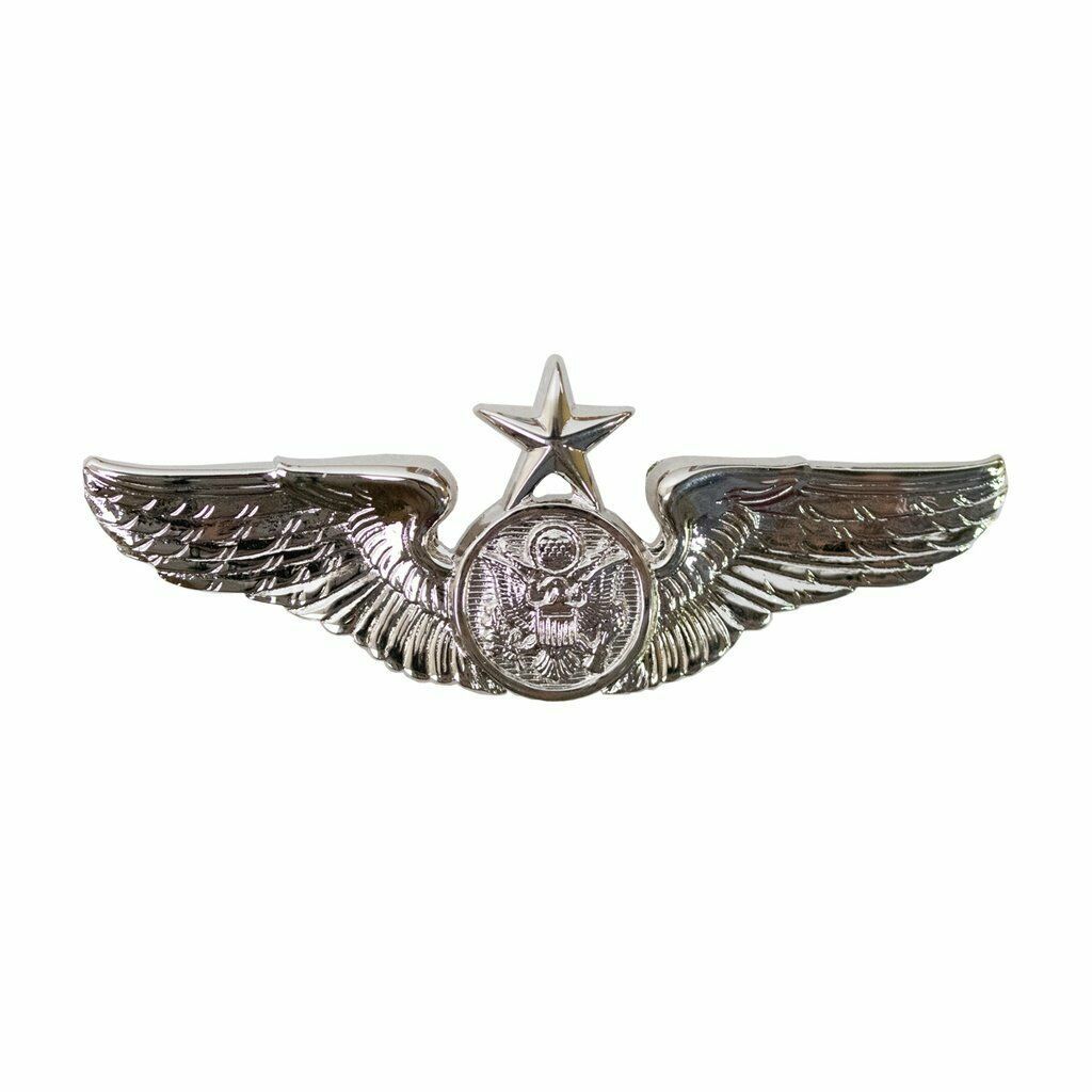 Mini Genuine U.S. AIR FORCE (USAF) BREAST BADGE AIRCREW SENIOR