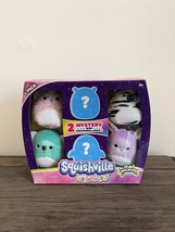 Squishmallow Squishville Mini 6 Pack Wildlife Squad 2 Mystery New In Box  - $8.10