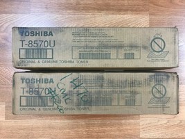 Lot Of 2 OEM Toshiba T-8570U Toner For E STUDIO 557/657/757/857 Same Day Ship!!! - $128.70
