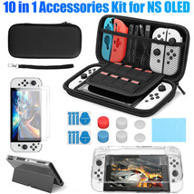 Carrying Case Bag+Shell Cover+Tempered Glass Protector for Nintendo Switch OLED - $30.99