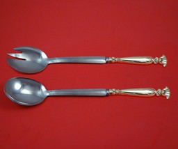 Romance of the Sea by Wallace Sterling Silver Salad Serving Set Modern Custom - $206.91