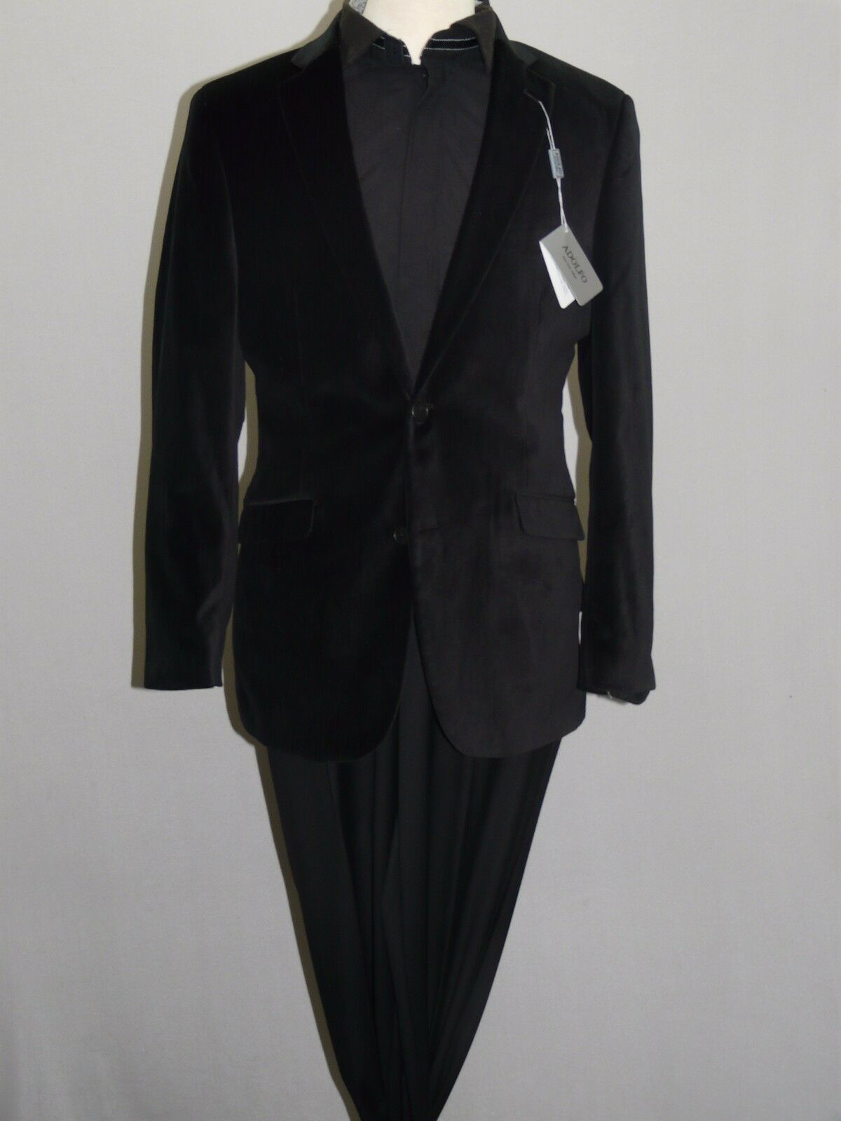 adolfo velvet blazer