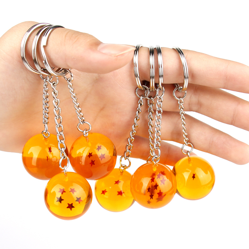 Dragon Ball Z stars balls 2.7cm PVC Figures Keychain