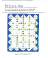Quilt Kit - Fresh as a Daisy 32.375" x 38.75" Floral Quilting Kit M411.05 - $39.97