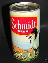 Vintage SCHMIDT BEER Steel Can Dog &amp; Sheep G. Heileman - $9.99