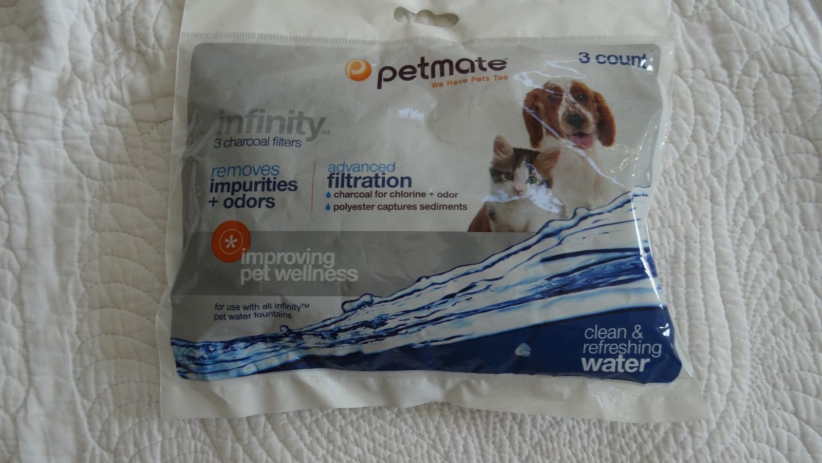 Petmate Infinity Pet Water Fountain And 50 Similar Items