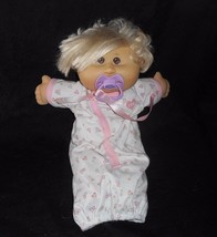 2005 cabbage patch kids babies blond hair plush baby toy animal doll - $23.01