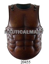 NauticalMart Medieval Muscle Armor Brown Leather - Halloween Costume