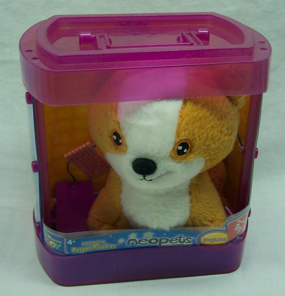 NEOPETS Interactive Petpet DOGLEFOX W/ SOUND 5" Plush STUFFED ANIMAL