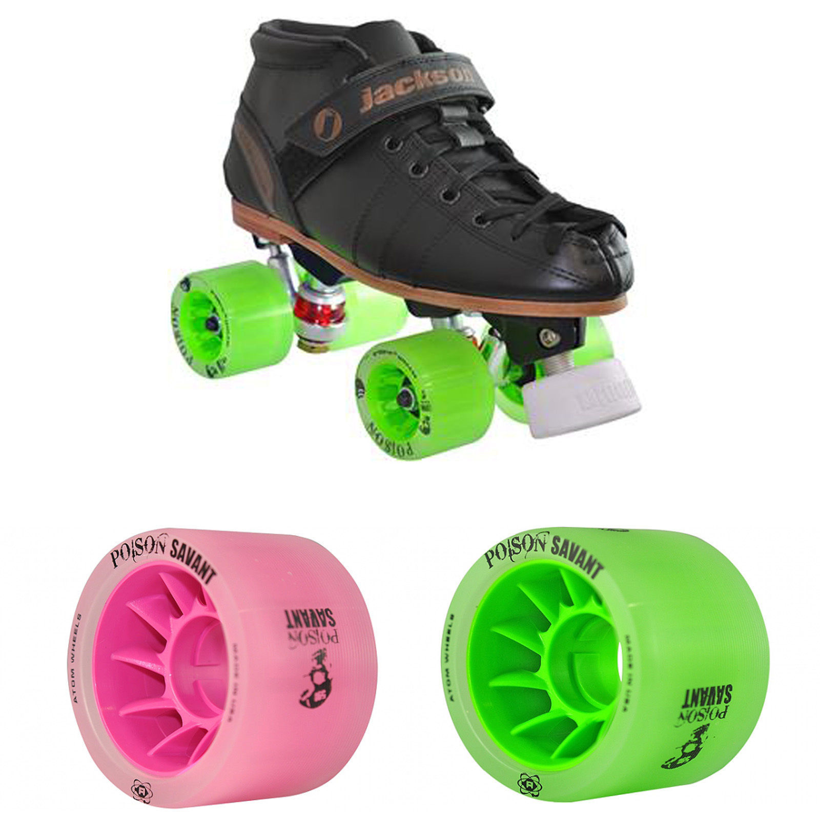Quad Roller Derby Skate Womens Size 411 Jackson Competitor Raptor Poison Women