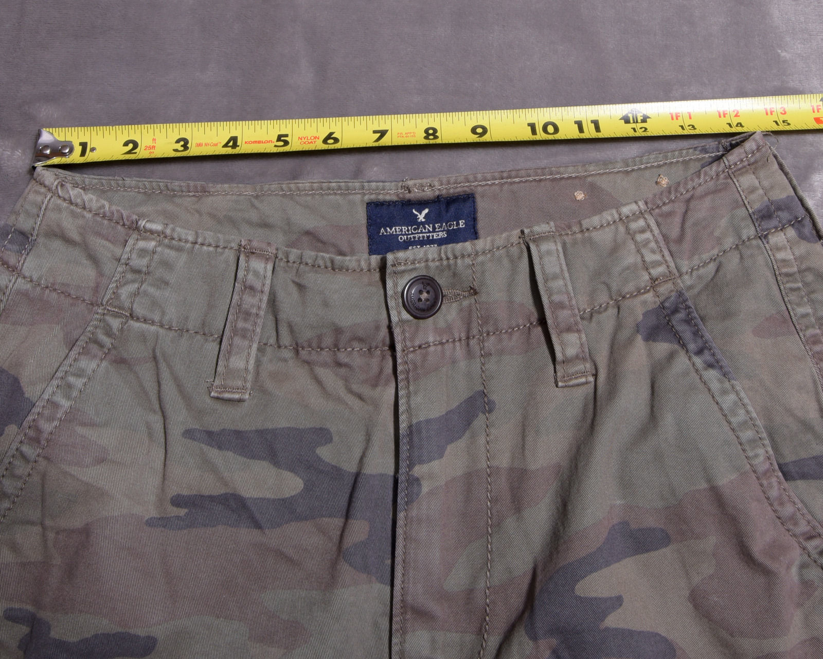 american eagle outfitters mens camo cargo shorts