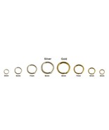 Lead Free Jewelry Finding Jump Ring Open Connector Gold/Silver Multi-Sizes - $6.49