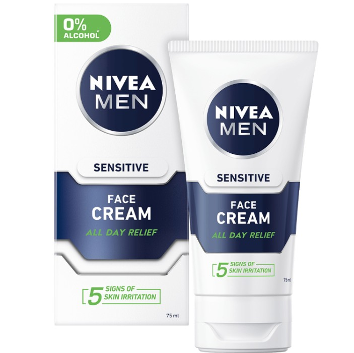 Nivea Men Sensitive Face Cream 75 ml - Lightening Cream