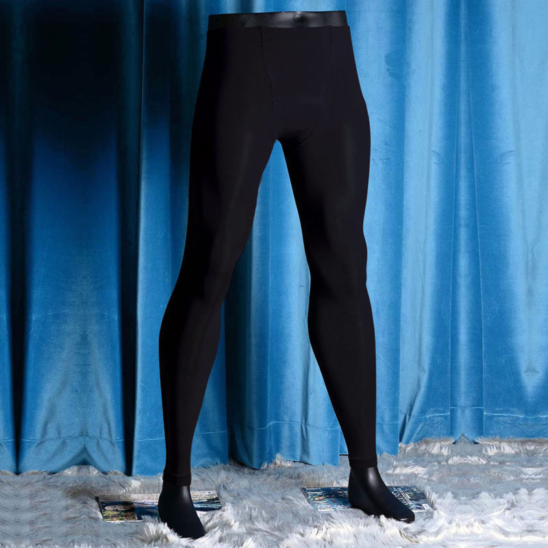 Men Warm Pantyhose Fanny Pajama Tights Underwear JJ Pouch Panty Body