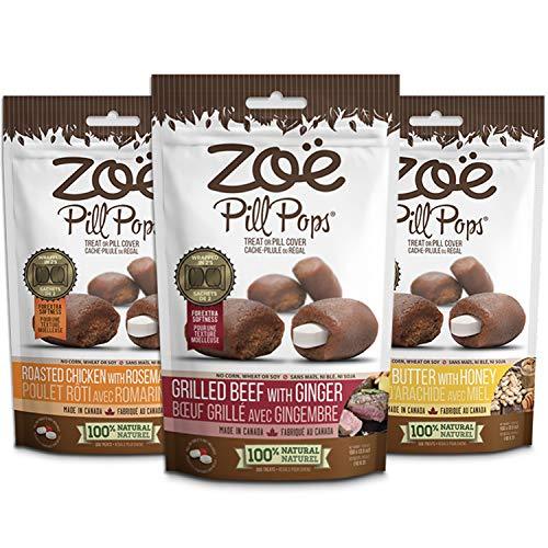 Zoe Pill Pops for Pets, Healthy All Natural Dog Treats for Giving
