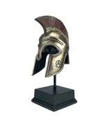 Spartan Hoplite Helmet Greek Statue Sculpture Home Decor Bronze Finish - $70.03