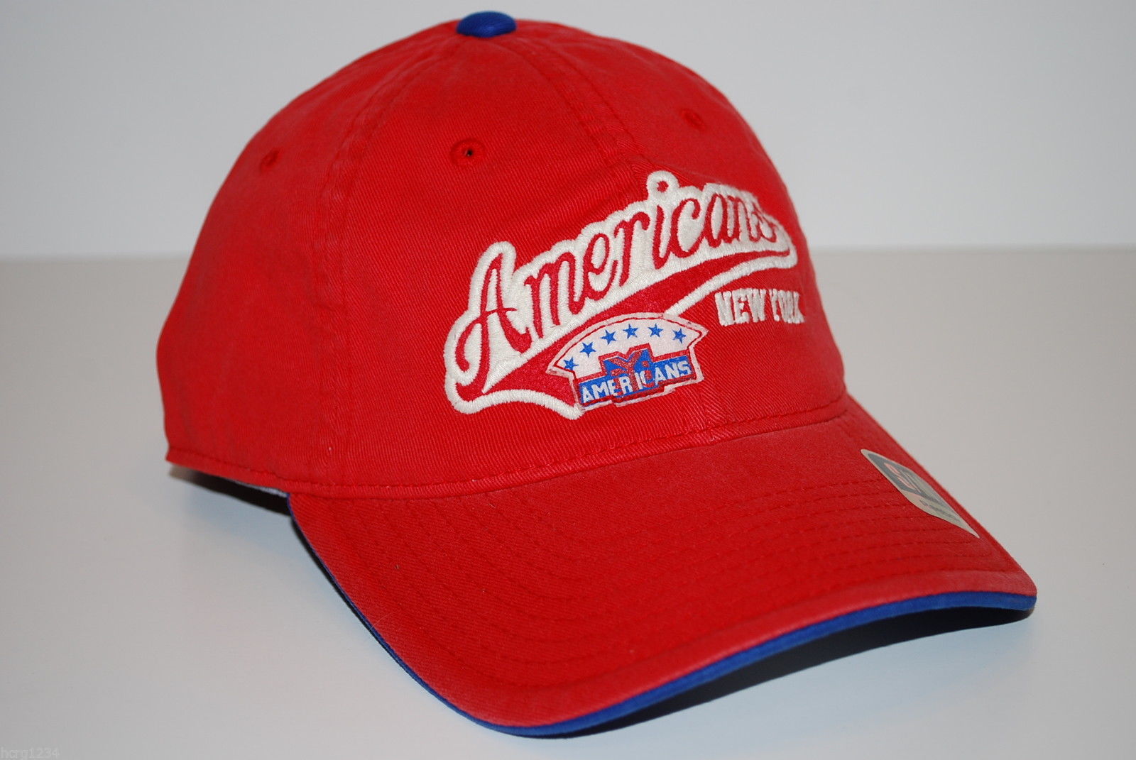 New York Americans NHL Vintage Retro Slouch Hockey Cap Hat Flex Fit S/M