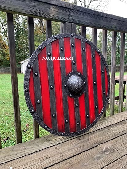 King Bjorn Ironside Battleworn Viking Shield Halloween Costume - Armor ...