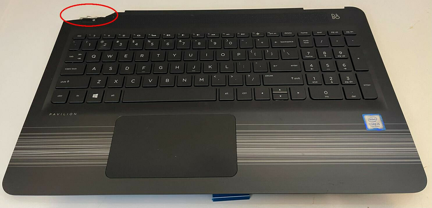 HP Pavilion 15AU 15AW Palmrest Case Backlit Keyboard + Touchpad