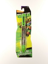 Nickelodeon Teenage Mutant Ninja Turtles 6 COLOR Ball Point Ink Pen  - NEW